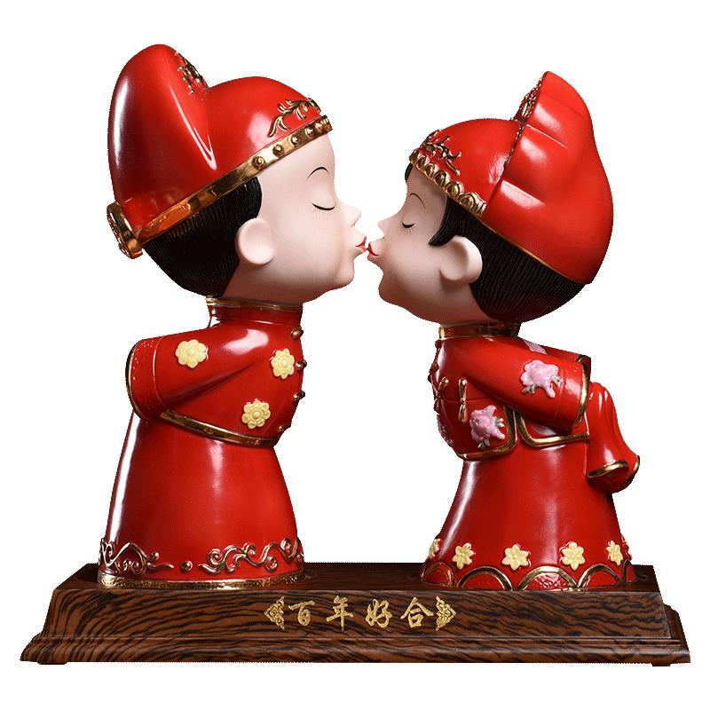 东方泥土朋友陶瓷中式风结婚礼品