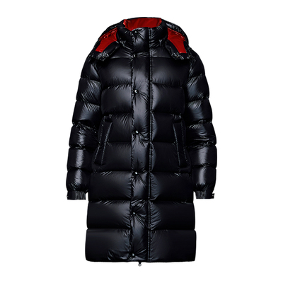 蒙口羽皇中长款可脱帽加厚羽绒服