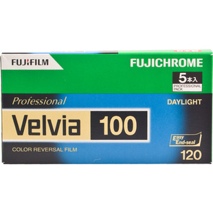 FUJI富士velvia100 120彩色rvp正片反转片菲林颗粒细腻风景卷胶卷