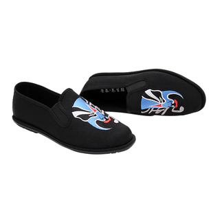 鲁泰正品老北京布鞋男低帮帆布懒人鞋一脚蹬防臭春秋季休闲鞋