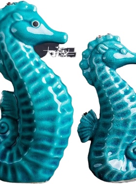 陶瓷贝壳灯塔地中海风小摆件