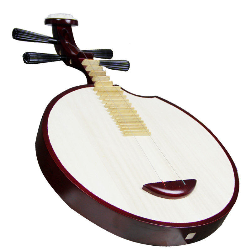 梵巢成人初学练习色木京剧 二黄民乐月琴民族弹拨乐器 赠配件弦拨