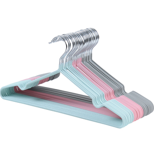 超粗磨砂家用成人防滑晾衣挂高级无痕凉100个衣服撑子收纳晒衣架