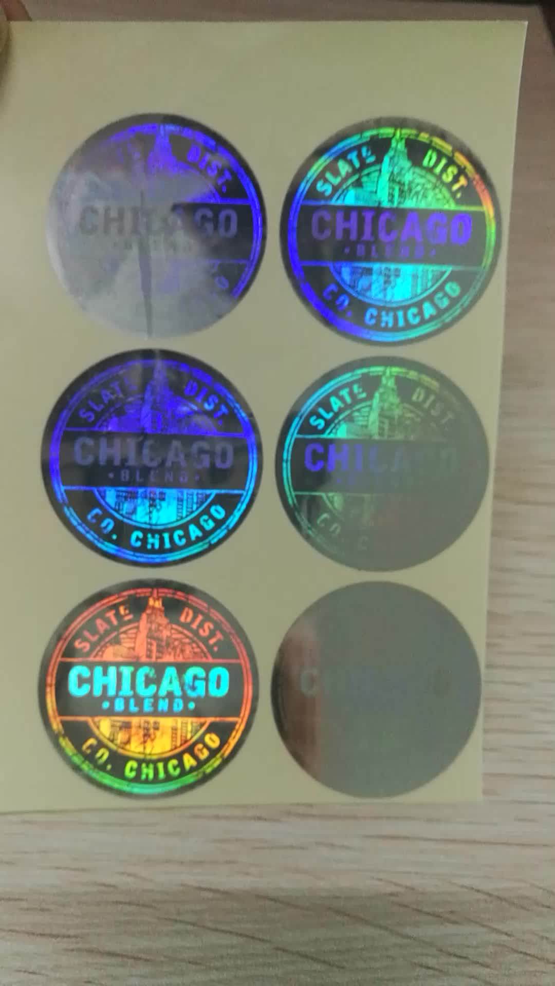 Custom 2d 3d Hologram Laser Logo Sticker Buy Logo Hologram Sticker