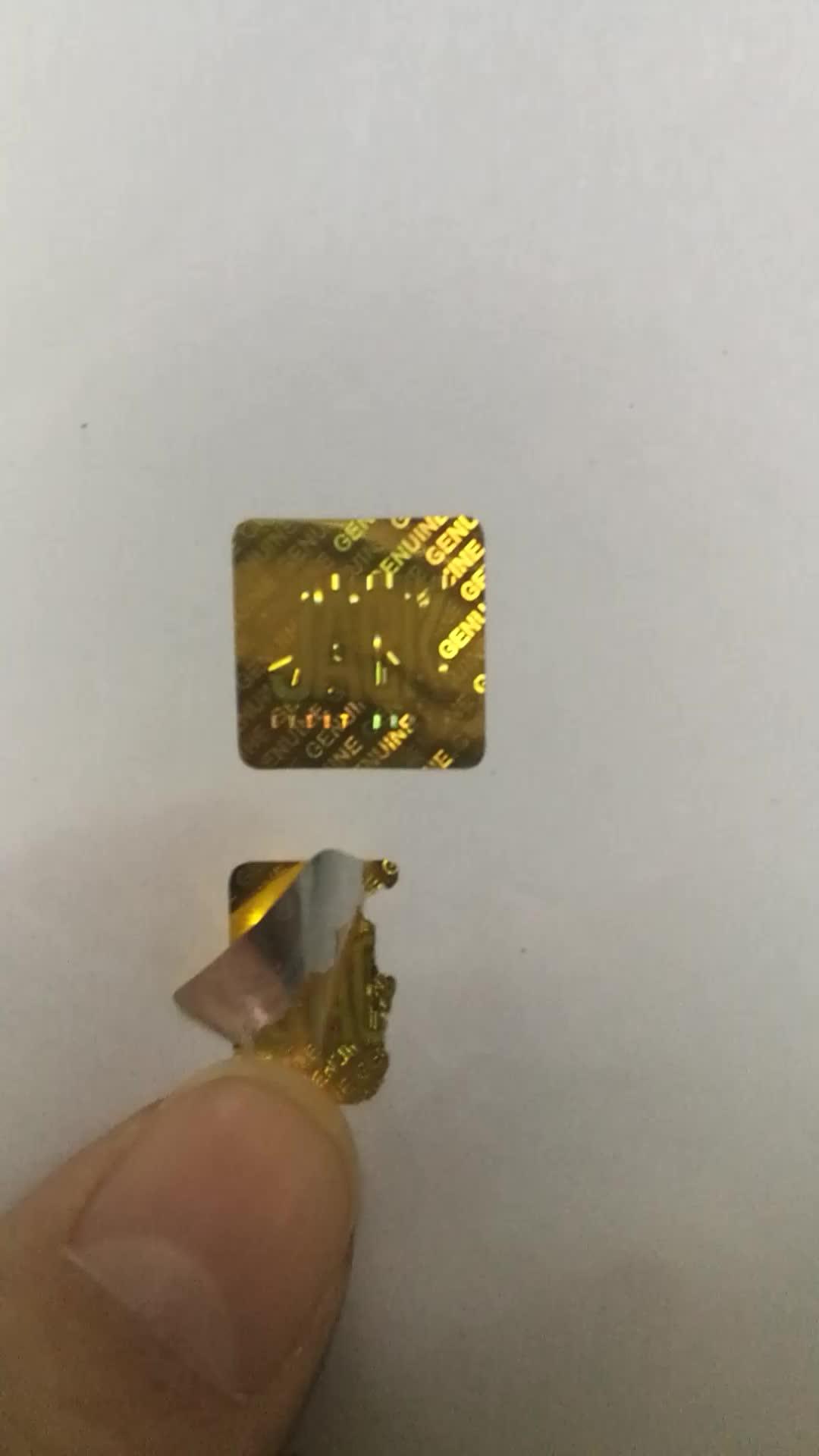 Custom Hologram 3d Laser Mini Stickers Self Adhesive Die Cut Buy