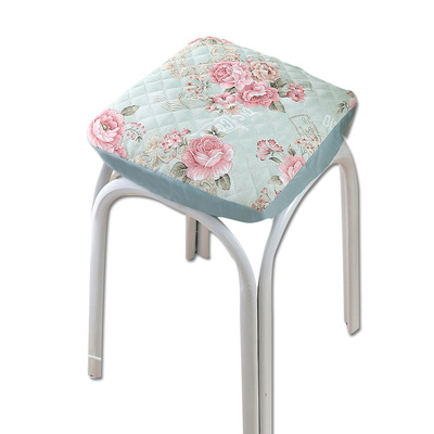 凳子套防滑欧式家用正方形坐垫