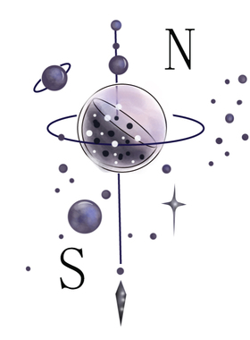 原创防水星辰太空十张包邮纹身贴