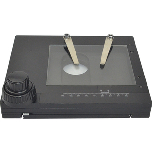 高品工业电子显微镜移动平台XY轴载物台 横向纵向左右上下360度旋转精密手动十字微调行程视频放大镜移动滑台