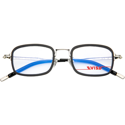 潮牌evisu福神ins近视方框眼镜架