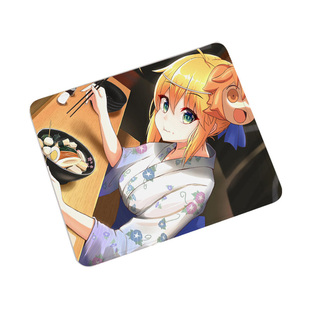 尚萌FATE黑贞德saber吾王尼禄远坂樱动漫周边动漫小号鼠标垫锁边