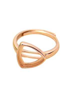 珠宝纯银戒指时尚简约三角形