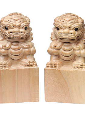 桃木工艺品办公桌印章摆件包邮
