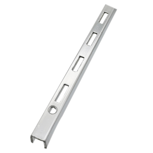 aa柱支架服装店加厚AA柱不锈钢梯柱上墙条立柱层板托钉钩货架配件