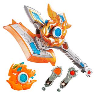 奥迪双钻铠甲勇士凯甲玩具拿瓦武器麟熔刀变形麒麟熔斧升级变身器