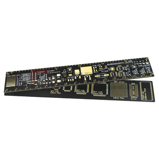 PCB Ruler PCB尺子电路板尺子沉金封装单位工程用电子工程师伴侣