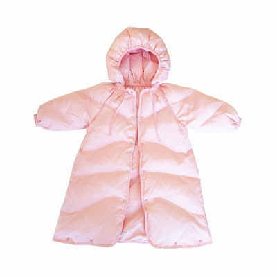 儿童羽绒连体加厚睡袋冬季披风