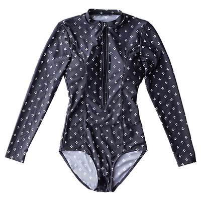 DK游泳衣女2025新款长袖显瘦冲浪