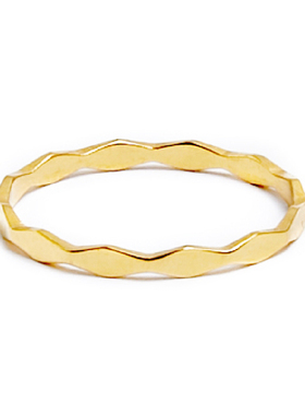 FUTURE星空物语YuriTan朱一龙饰品同款系列金色菱形情侣尾戒指