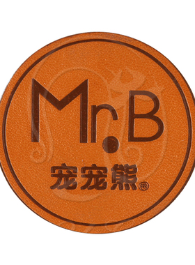 定制皮标牛仔裤logo腰牌
