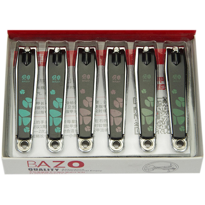 日美贝卓指甲钳指甲剪指甲刀618D大号成人家用清新文艺不锈钢整盒