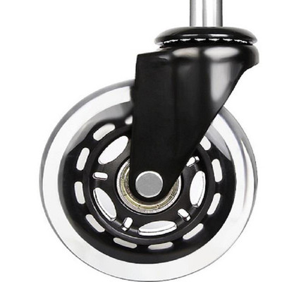 办公椅插杆万向轮PU3寸m10跨境