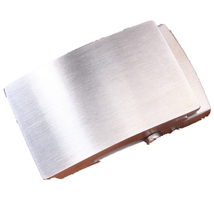 304不锈钢皮带头滚轴腰带无牙自动扣头滑杆3.5无孔招财裤带头滚珠