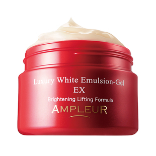 日本Ampleur奢宠耀白霜50g小红瓶面霜嫩白修护保湿
