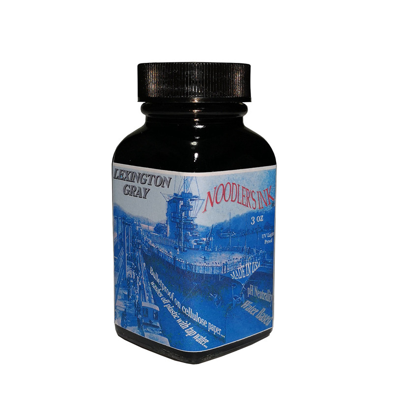 Noodler's Ink鲶鱼墨水耐褪色列克星灰防晕染黑41号棕等彩墨