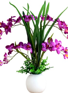 客厅仿真花假花盆栽植物干花束