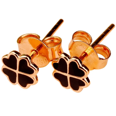 迷路烤漆饰品女款生日18k玫瑰金