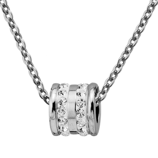 罗志祥同款车轮钛钢吊坠首饰品 幸运项链潮男女项链个性配饰挂坠