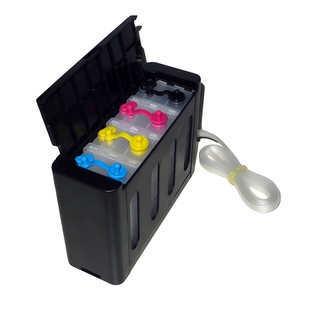 打印机连供空套件 4色防回流外置瓶 豪华版外墨仓 带配件100ML