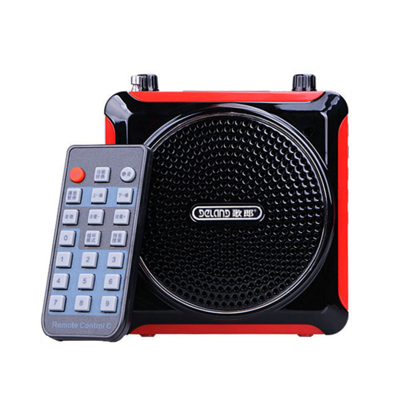 歌郎 Q6扩音器 老人唱戏机促销导游便携式腰挂地摊叫卖收音机插卡