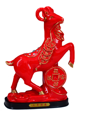 家居客厅镇宅白色吉祥物装饰品