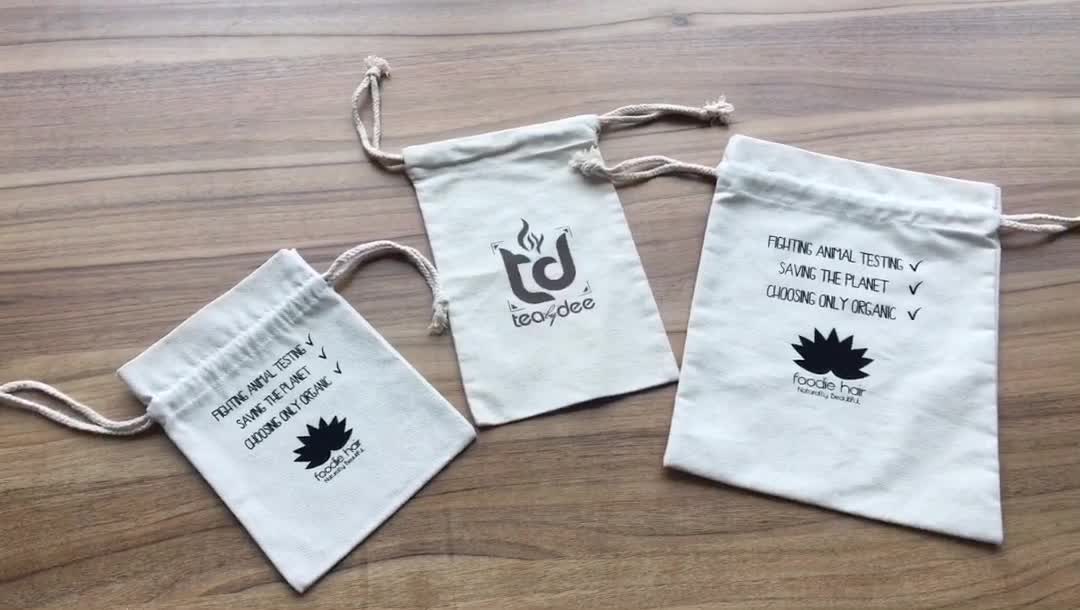 Wholesale Custom Small Canvas Cotton Muslin Drawstring Bags - Buy Cotton Drawstring Bag,Small ...