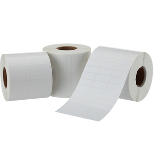 安杰优铜版标签纸不干胶30 40 45 50 60 70 80双排条码打印纸铜板不干胶铜板标签打印机纸贴纸空白服装吊牌