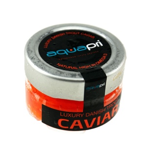 丹麦虹鳟鱼卵鱼子酱三文鱼鱼籽酱50g 瓶装   海鲜刺身寿司