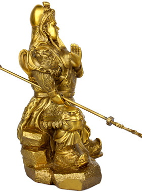 关羽武财神办公室客厅摆件工艺品