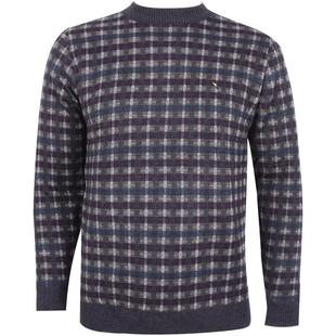 花雨伞男士保暖衣加绒加厚冬防寒中老年保暖内衣打底上衣可外穿