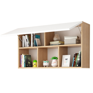 实木书架墙上置物架壁挂式墙壁挂墙面收纳储物卧室创意壁柜吊柜子