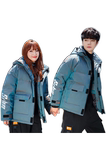 羽绒服情侣款加厚2021新款帅气青年潮流宽松外套棉服F116P145，男装羽绒服，星座1602（原101B）