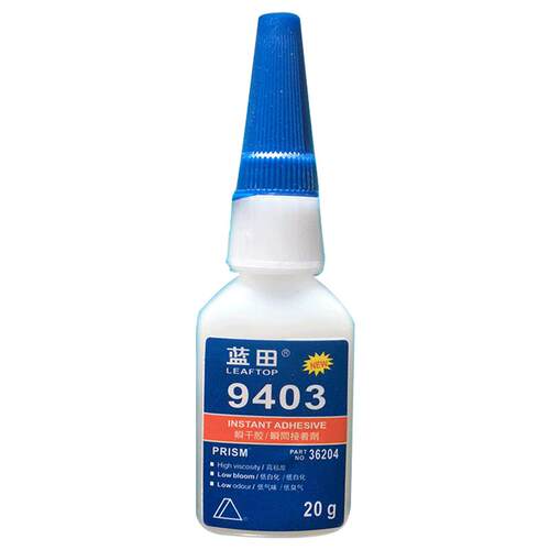 强力胶水403无白化高透明高粘度无气味高强度金属塑料强力瞬干胶