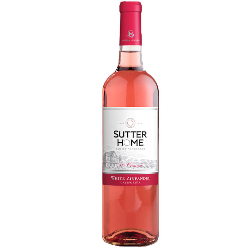 洋酒 Sutter Home 舒特家族-白仙芬岱桃红葡萄酒 节日礼物 甜酒