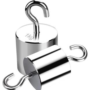 苏测单钩砝码法码20公斤带勾双挂钩标准砝码配重块秤砣牛顿英镑LB