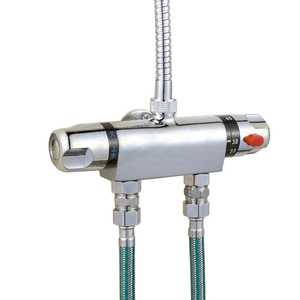 圣雪 铜明装暗装控温淋浴花洒混合阀水龙头恒温混水龙头恒温阀