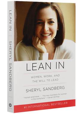 预售英文原版 Lean In 向前一步 精装毛边版 谢丽尔桑德伯格Sheryl Sandberg 励志杨澜 徐小平 李开复力荐
