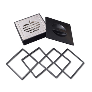 加厚地漏预埋盒阳台卫生间浴室地漏防臭下水预埋器塑料地漏预装盒