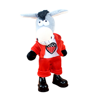 会唱歌动耳朵驴跳舞唱歌的电动驴摇头驴打滚驴电动小狗毛绒玩具狗