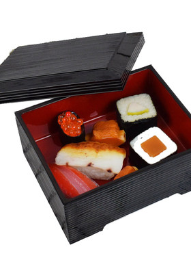 单格寿司料理餐具点心打包饭盒