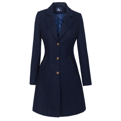 加厚单排扣呢子修身工作服职业装